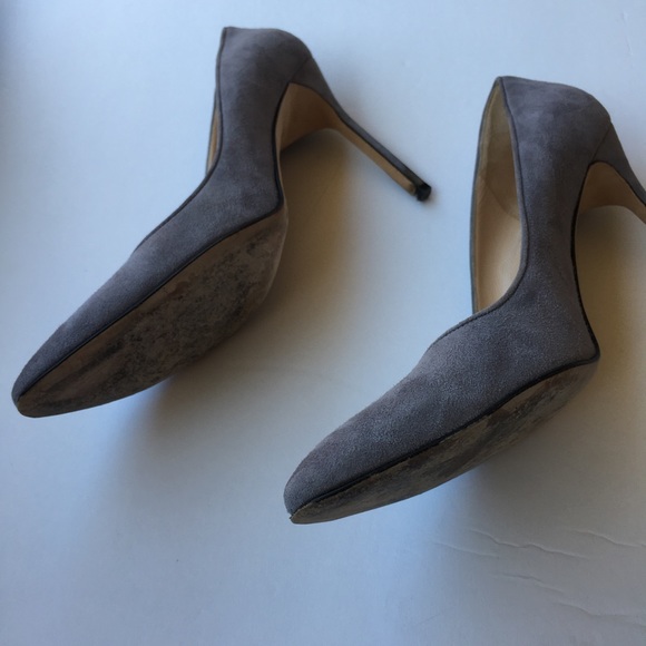 Manolo Blahnik BB gray suede pumps - Picture 14 of 16